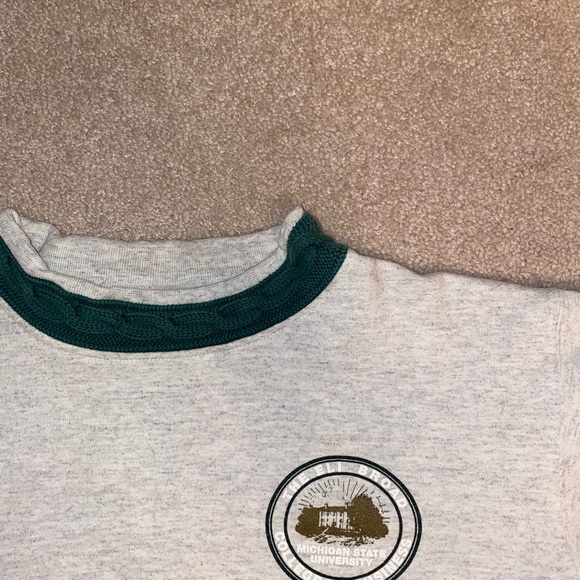 MICHIGAN STATE ELI BROAD VINTAGE PULLOVER - Picture 8 of 8